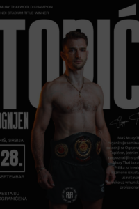 Najava Muay Thai seminara Ognjen Topić MAS Muay Thai Niš
