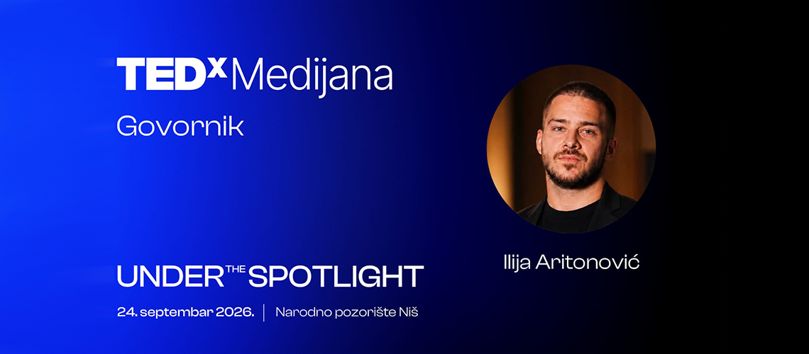 najava TEDxMedijana govornik Ilija Aritonović MAS