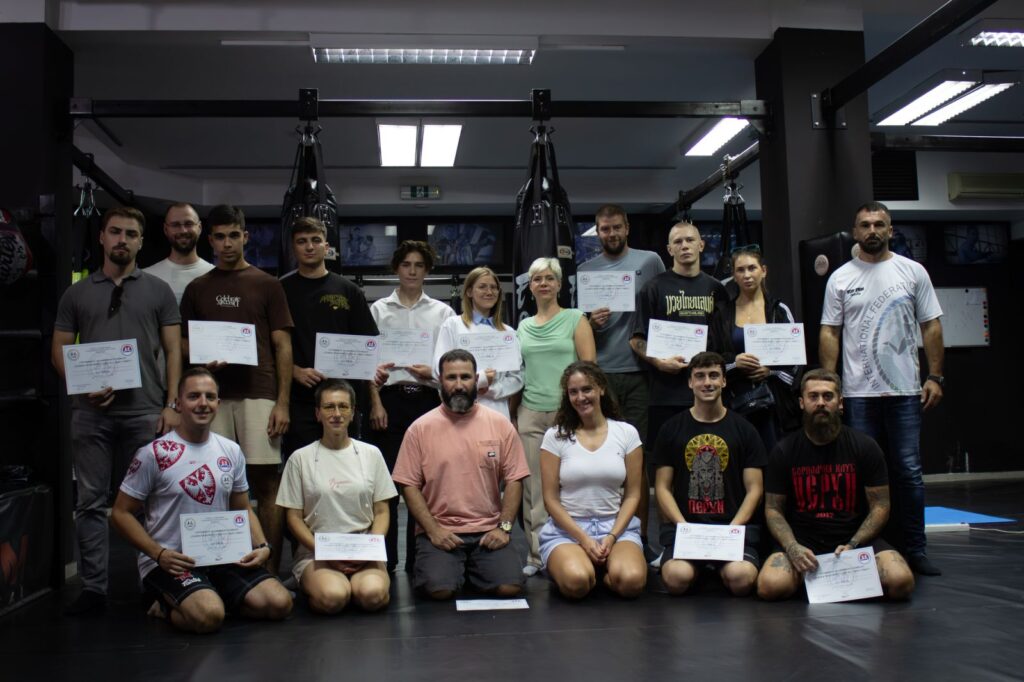 Predstavnici MAS Muay Thai kluba na sudijskom seminaru u Novom Sadu