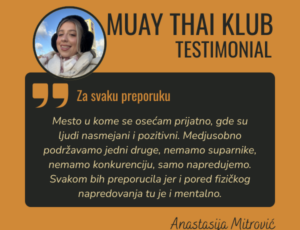 Muay Thai Mai tai Niš iskustvo