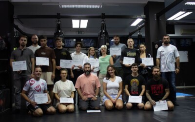 Predstavnici MAS Muay Thai kluba na sudijskom seminaru u Novom Sadu